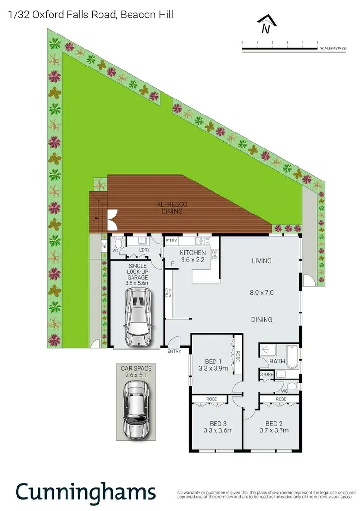 Floorplan of Homely house listing, 1/32 Oxford Falls Road, Beacon Hill NSW 2100