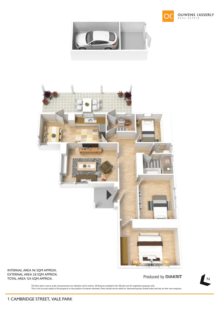 Floorplan of Homely house listing, 1 Cambridge Street, Vale Park SA 5081