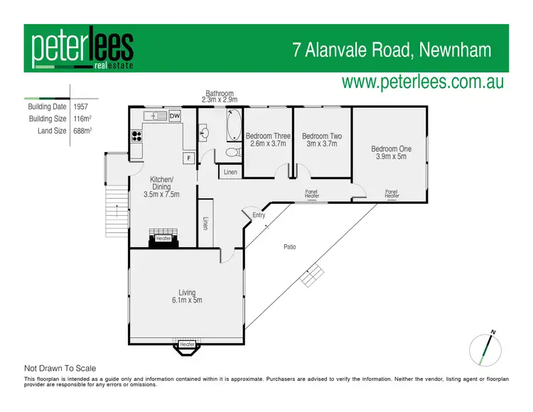 Floorplan of Homely house listing, 7 Alanvale Road, Newnham TAS 7248