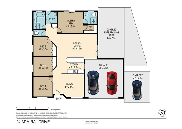 Floorplan of Homely house listing, 24 Admiral Drive, Deception Bay QLD 4508