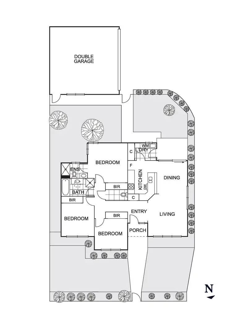 Floorplan of Homely unit listing, 6/268 Shaws Road, Werribee VIC 3030