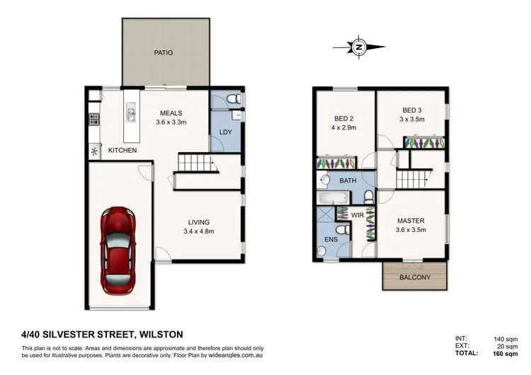 Floorplan of Homely townhouse listing, 4/40 Silvester Street, Wilston QLD 4051