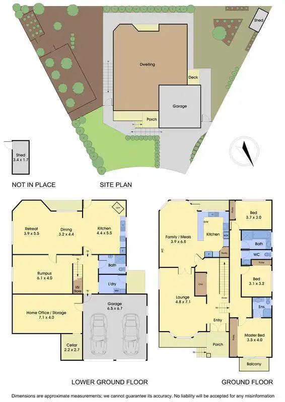 Floorplan of Homely house listing, 5 Akima Close, Greensborough VIC 3088