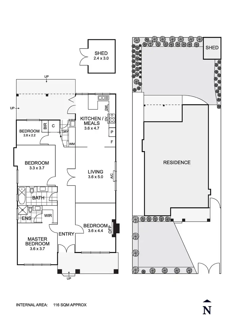 Floorplan of Homely house listing, 86 O'Hea Street, Coburg VIC 3058