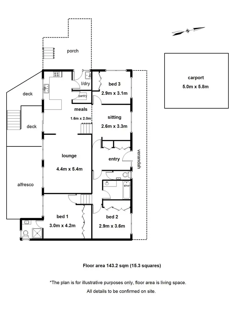 Floorplan of Homely house listing, 18 Thompson Road, Upwey VIC 3158