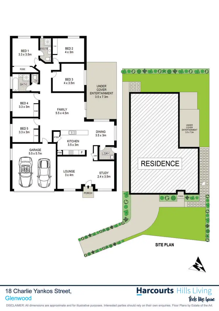 Floorplan of Homely house listing, 18 Charlie Yankos Street, Glenwood NSW 2768