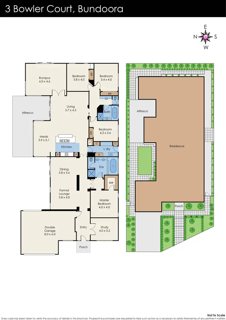 Floorplan of Homely house listing, 3 Bowler Court, Bundoora VIC 3083
