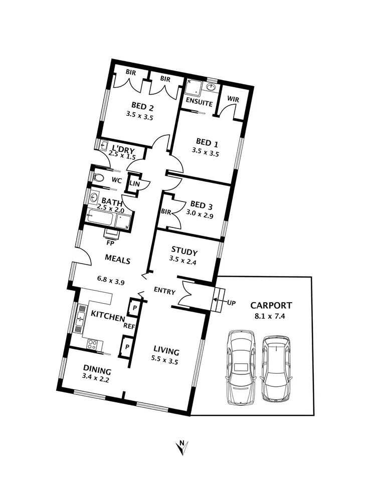 Floorplan of Homely house listing, 19 Woodworth Street, New Gisborne VIC 3438