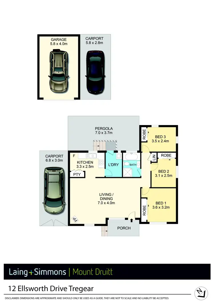 Floorplan of Homely house listing, 12 Ellsworth Drive, Tregear NSW 2770
