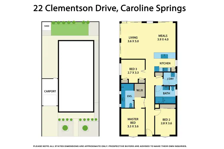 Floorplan of Homely house listing, 22 Clementson Drive, Caroline Springs VIC 3023