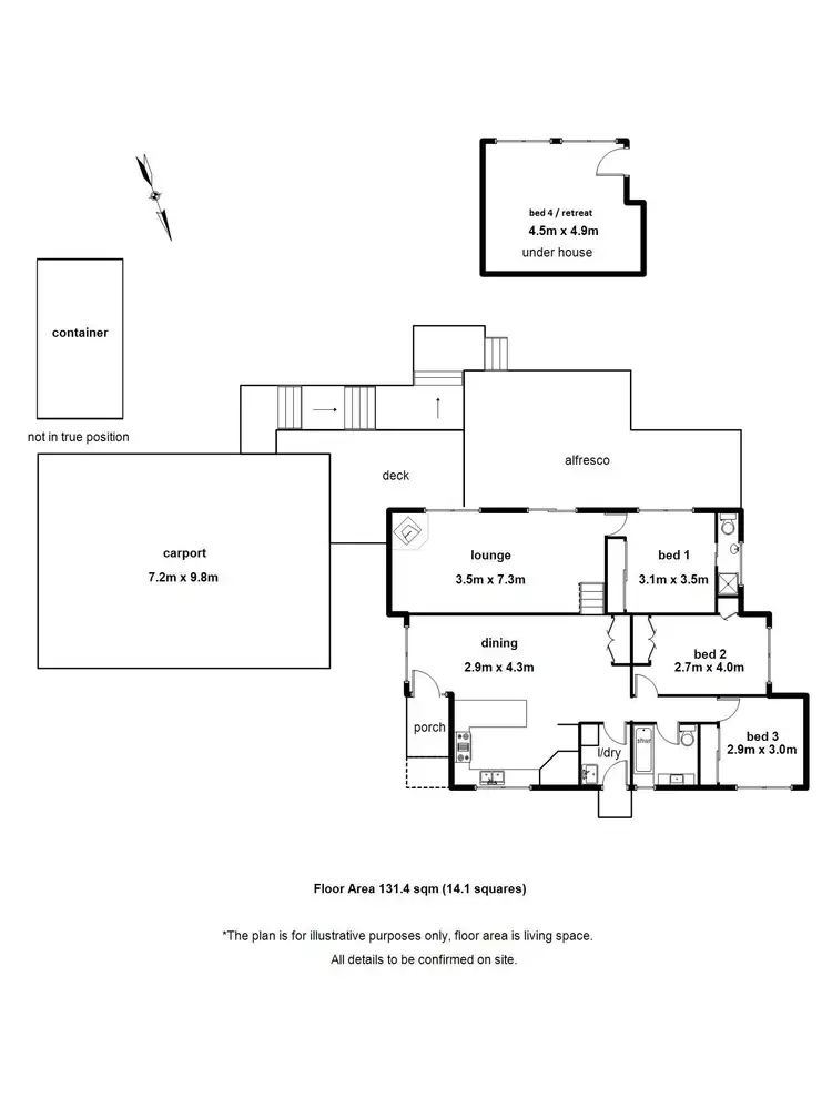 Floorplan of Homely house listing, 54 Royal Street, Upwey VIC 3158