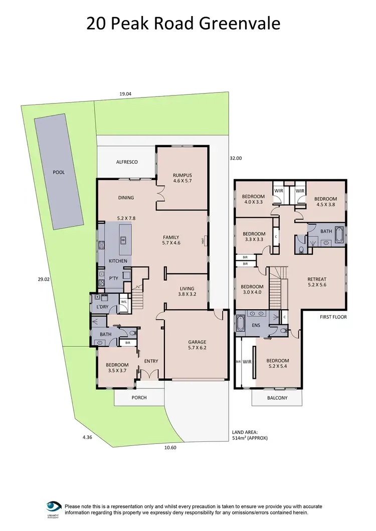 Floorplan of Homely house listing, 20 Peak Road, Greenvale VIC 3059