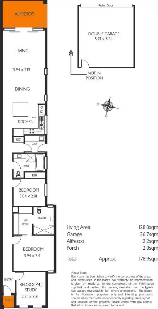 Floorplan of Homely house listing, 13B Alice Street, Plympton SA 5038