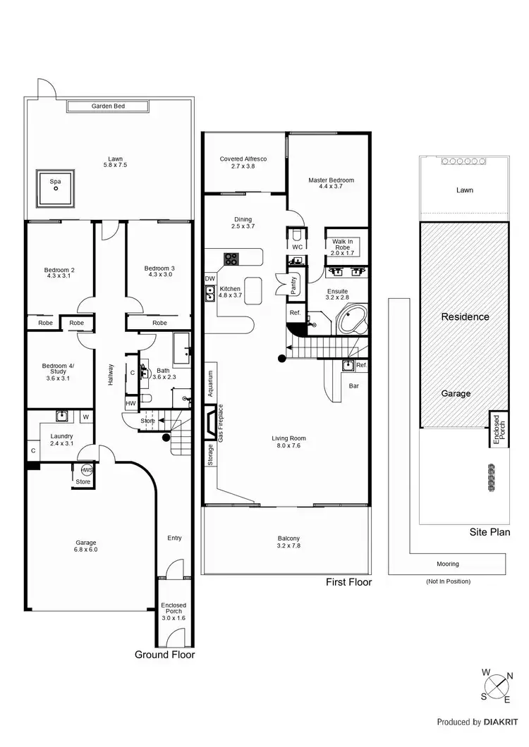 Floorplan of Homely house listing, 54 North Shore Drive, Patterson Lakes VIC 3197