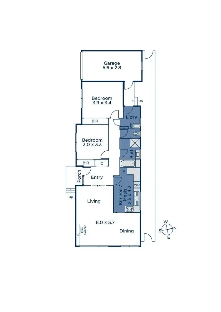 Floorplan of Homely villa listing, 2/24 Seville Street, Camberwell VIC 3124