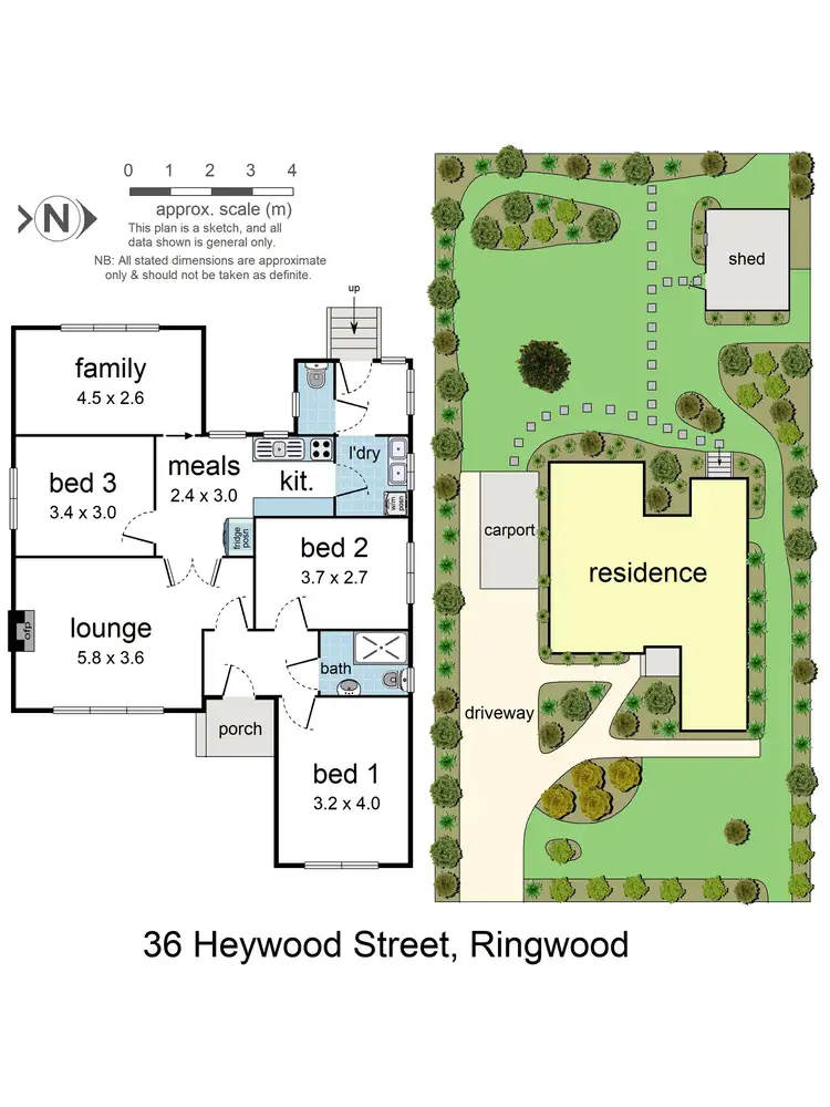 Floorplan of Homely house listing, 36 Heywood Street, Ringwood VIC 3134