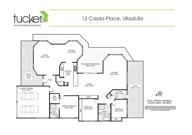 Floorplan of Homely house listing, 12 Cassia Place, Ulladulla NSW 2539