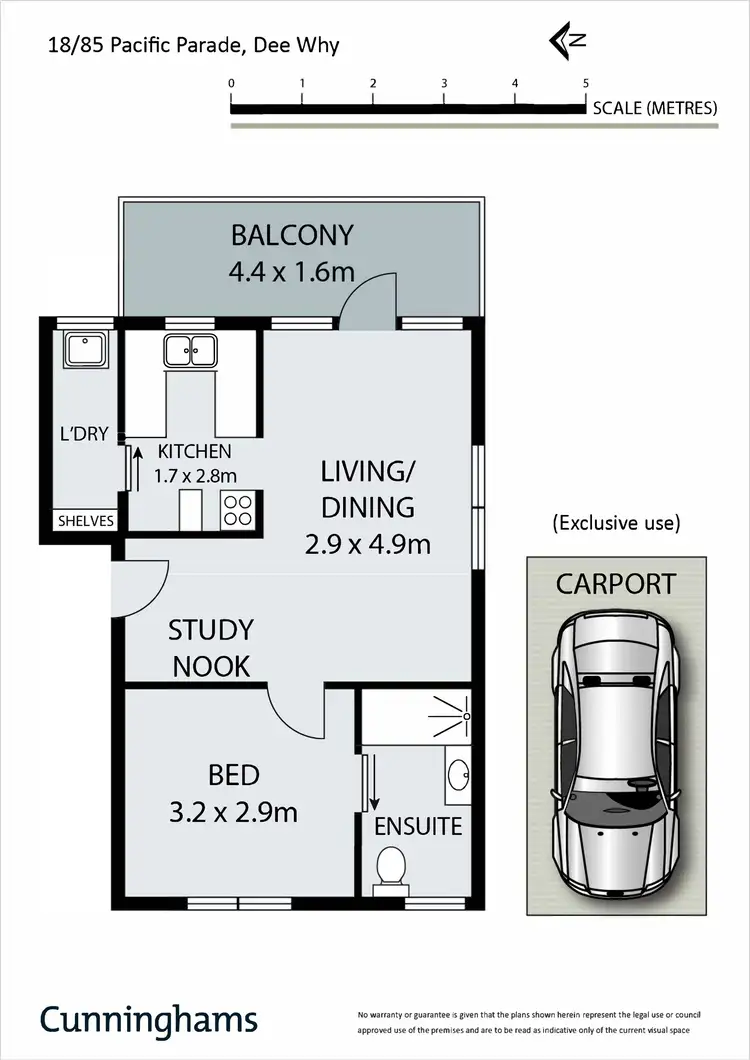 Floorplan of Homely apartment listing, 18/85 Pacific Parade, Dee Why NSW 2099