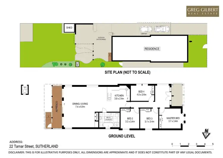 Floorplan of Homely house listing, 22 Tamar Street, Sutherland NSW 2232