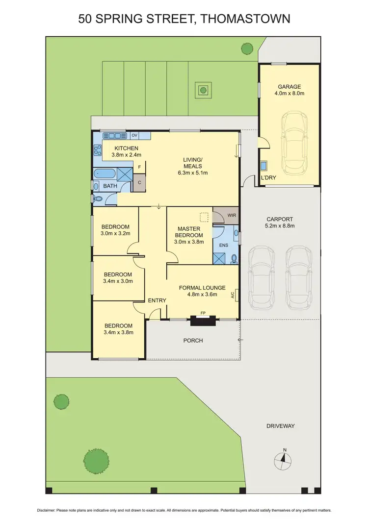 Floorplan of Homely house listing, 50 Spring Street, Thomastown VIC 3074