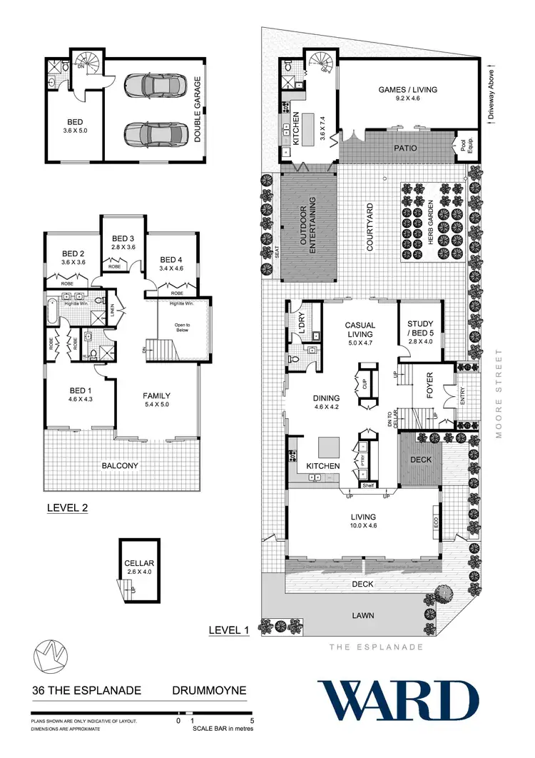 Floorplan of Homely house listing, 36 The Esplanade, Drummoyne NSW 2047