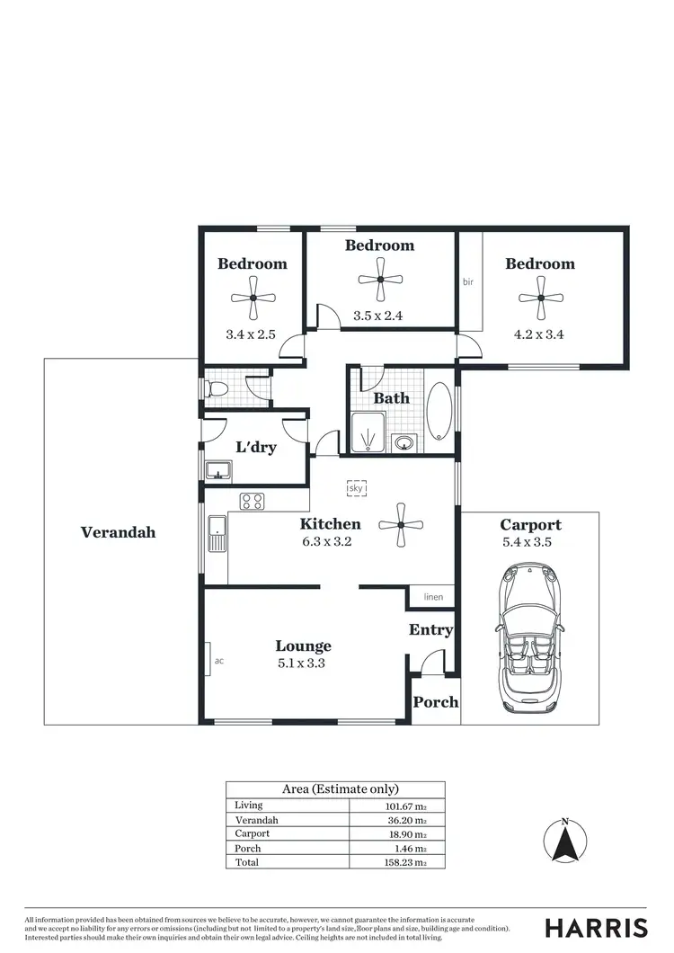 Floorplan of Homely house listing, 17 Hart Street, Campbelltown SA 5074