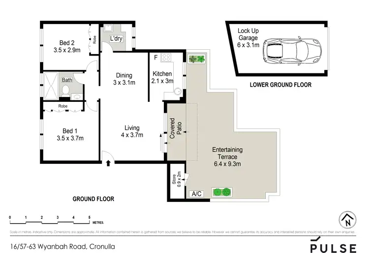 Floorplan of Homely apartment listing, 16/57-63 Wyanbah Road, Cronulla NSW 2230