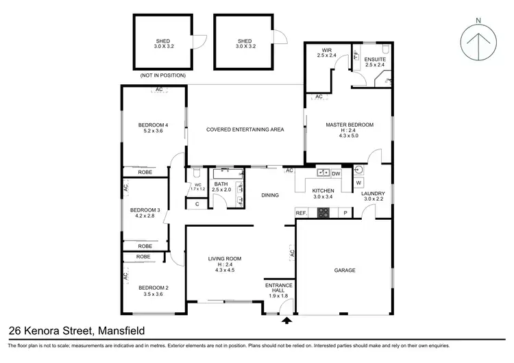 Floorplan of Homely house listing, 26 Kenora Street, Mansfield QLD 4122