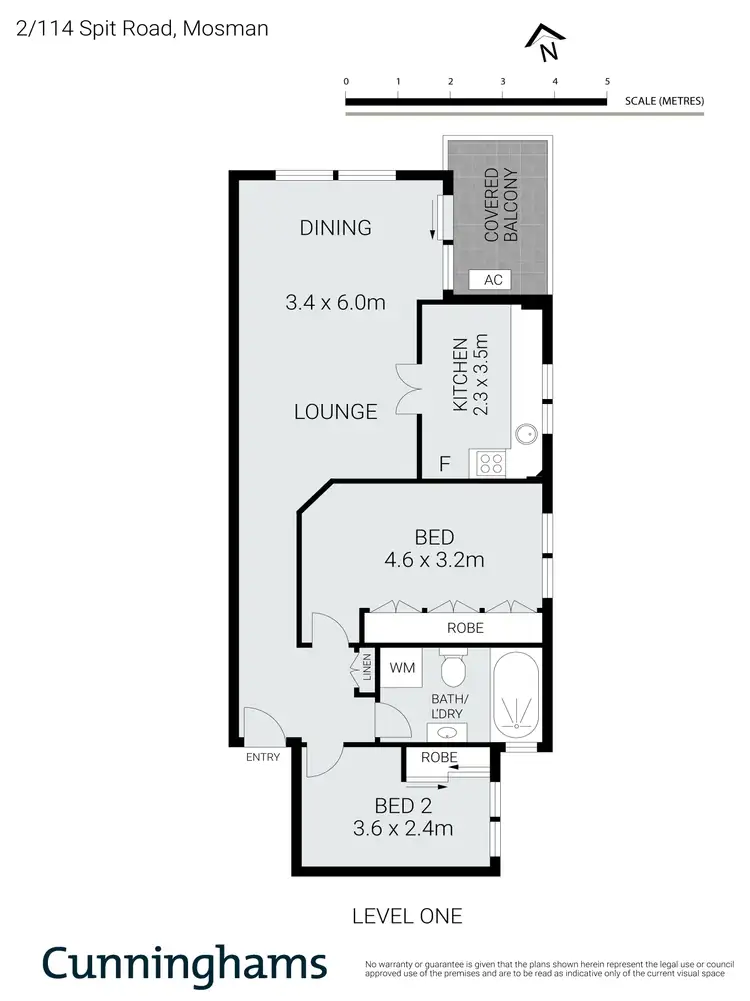 Floorplan of Homely apartment listing, 2/114 Spit Road, Mosman NSW 2088