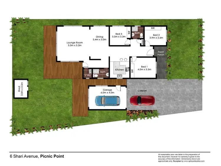 Floorplan of Homely house listing, 6 Shari Avenue, Picnic Point NSW 2213