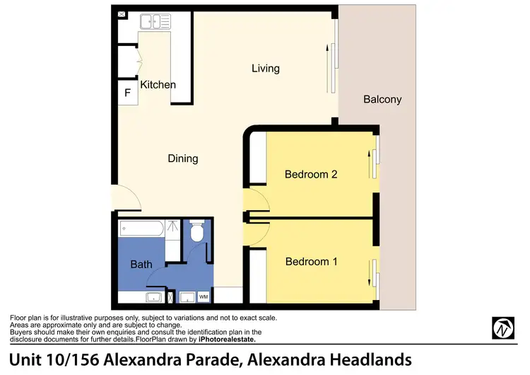 Floorplan of Homely unit listing, 10/156-158 Alexandra Parade, Alexandra Headland QLD 4572