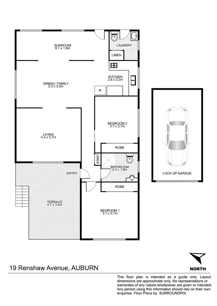 Floorplan of Homely house listing, 19 Renshaw Avenue, Auburn NSW 2144