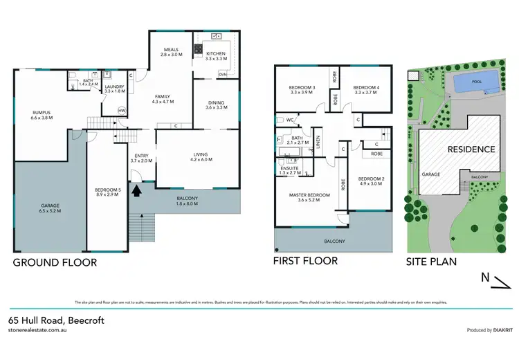 Floorplan of Homely house listing, 65 Hull Road, Beecroft NSW 2119