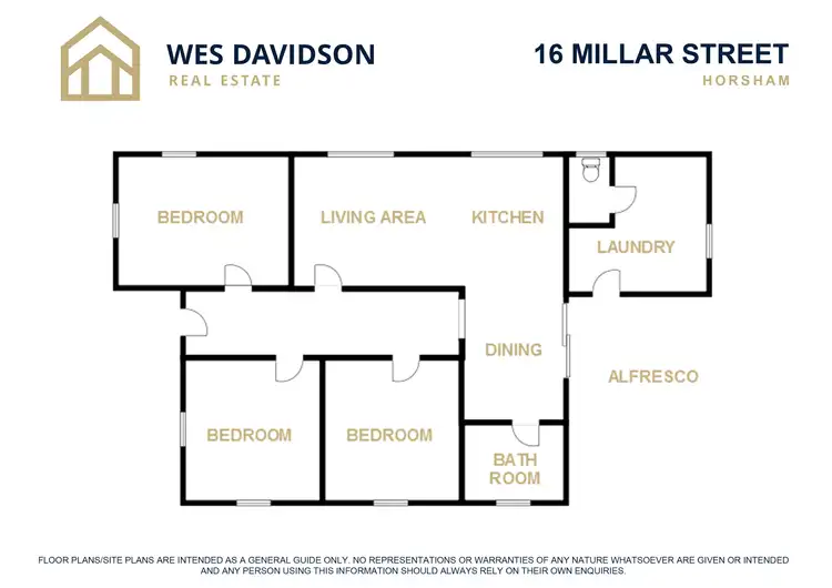 Floorplan of Homely house listing, 2/16 Millar Street, Horsham VIC 3400