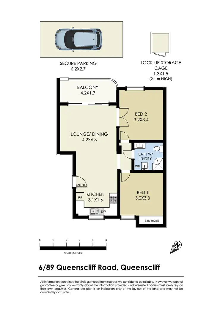 Floorplan of Homely apartment listing, 6/89 Queenscliff Road, Queenscliff NSW 2096