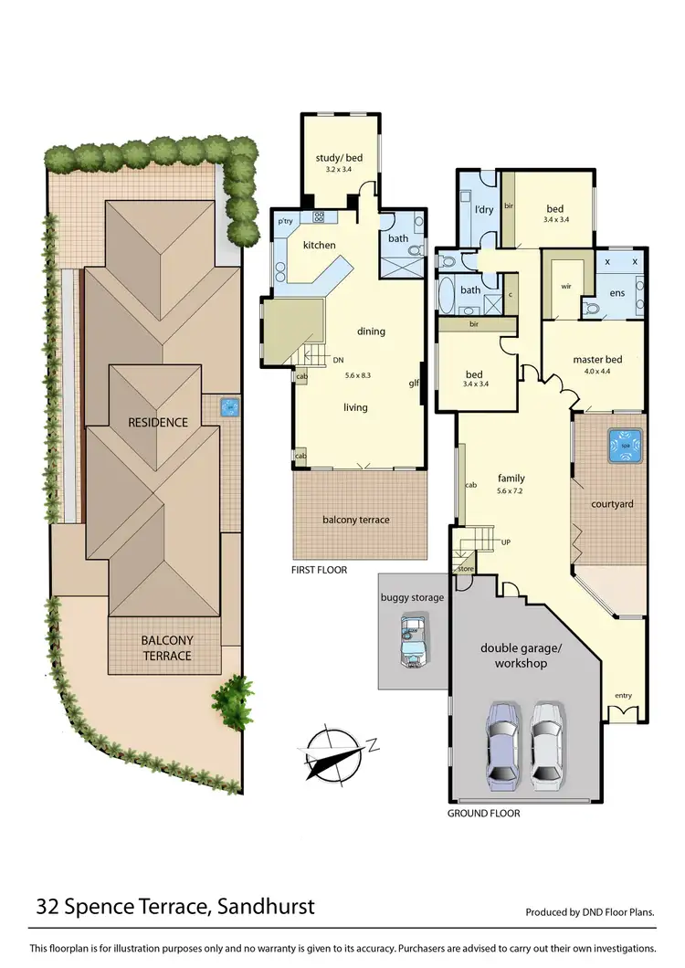 Floorplan of Homely house listing, 32 Spence Terrace, Sandhurst VIC 3977