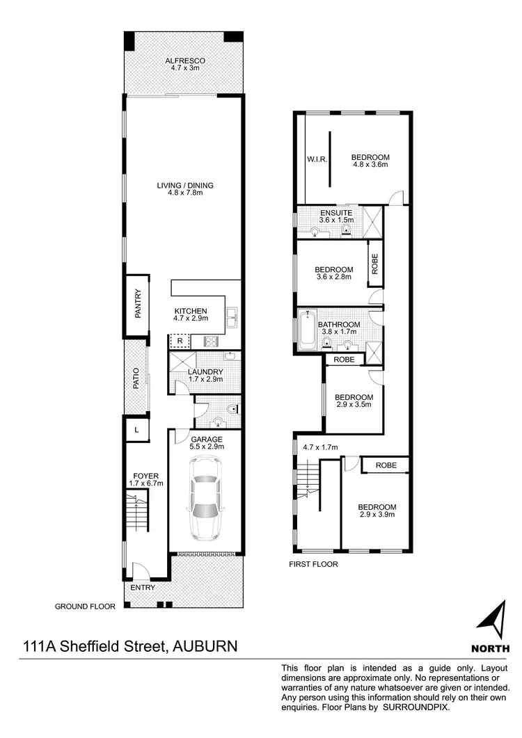 Floorplan of Homely house listing, 111A Sheffield Street, Auburn NSW 2144