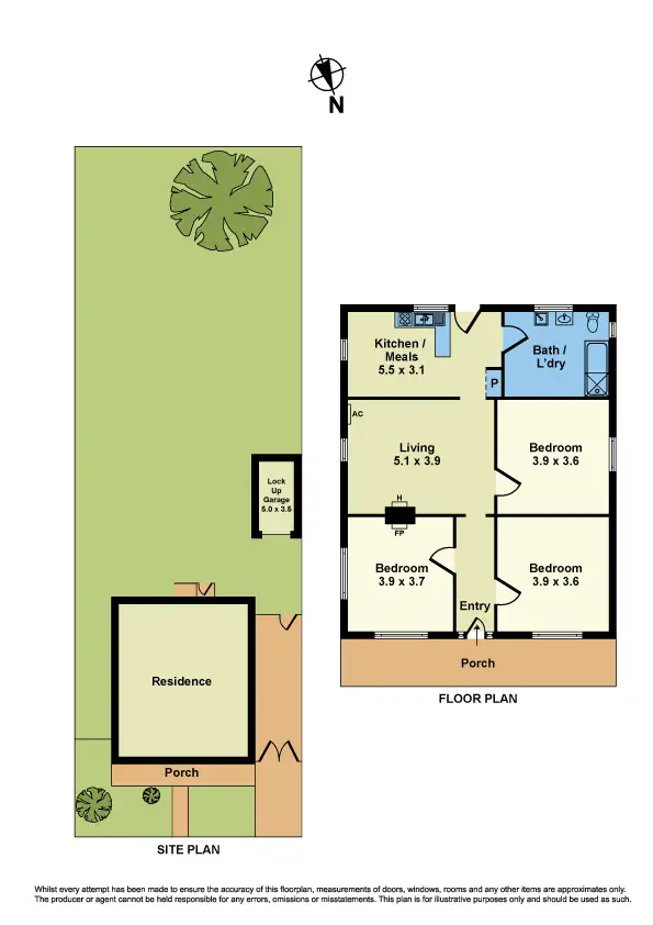 Floorplan of Homely house listing, 13 Fraser Street, Sunshine VIC 3020