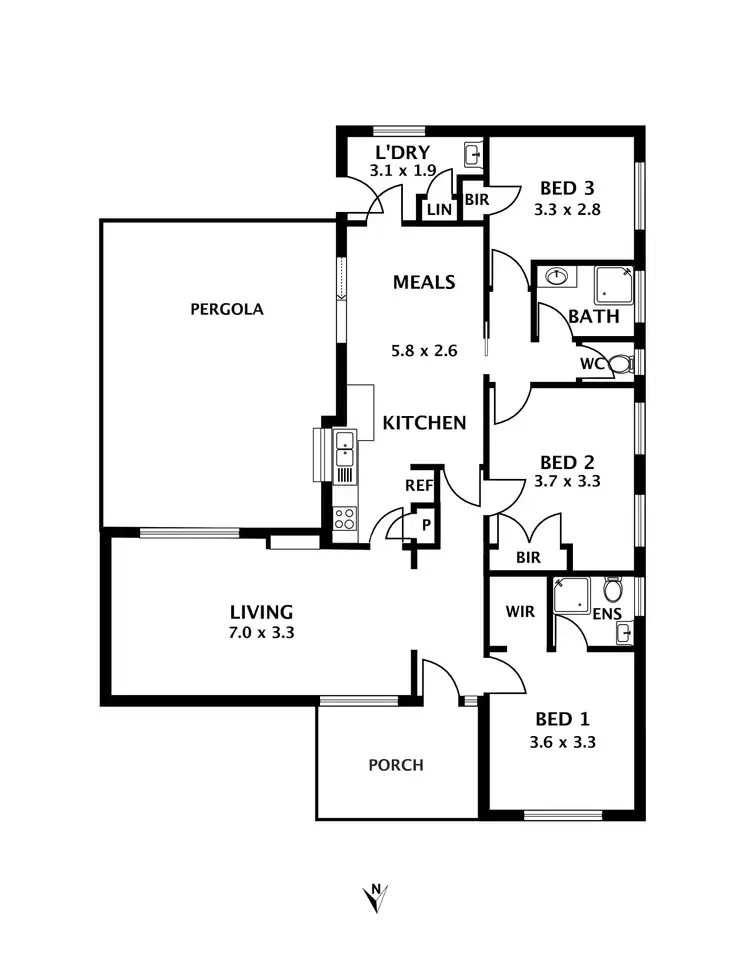Floorplan of Homely house listing, 99 Gap Road, Sunbury VIC 3429