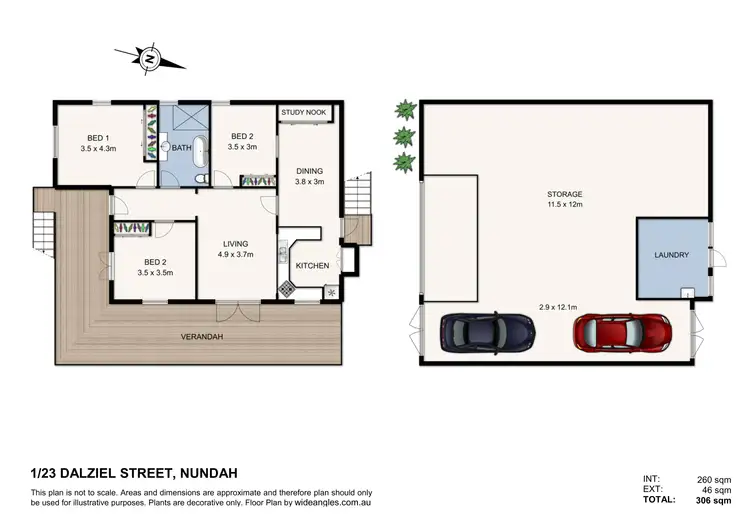 Floorplan of Homely house listing, 1/23 Dalziel Street, Nundah QLD 4012
