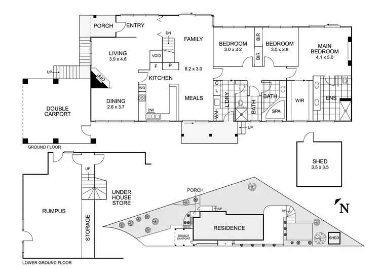 Floorplan of Homely house listing, 7 Upland Court, Eltham North VIC 3095