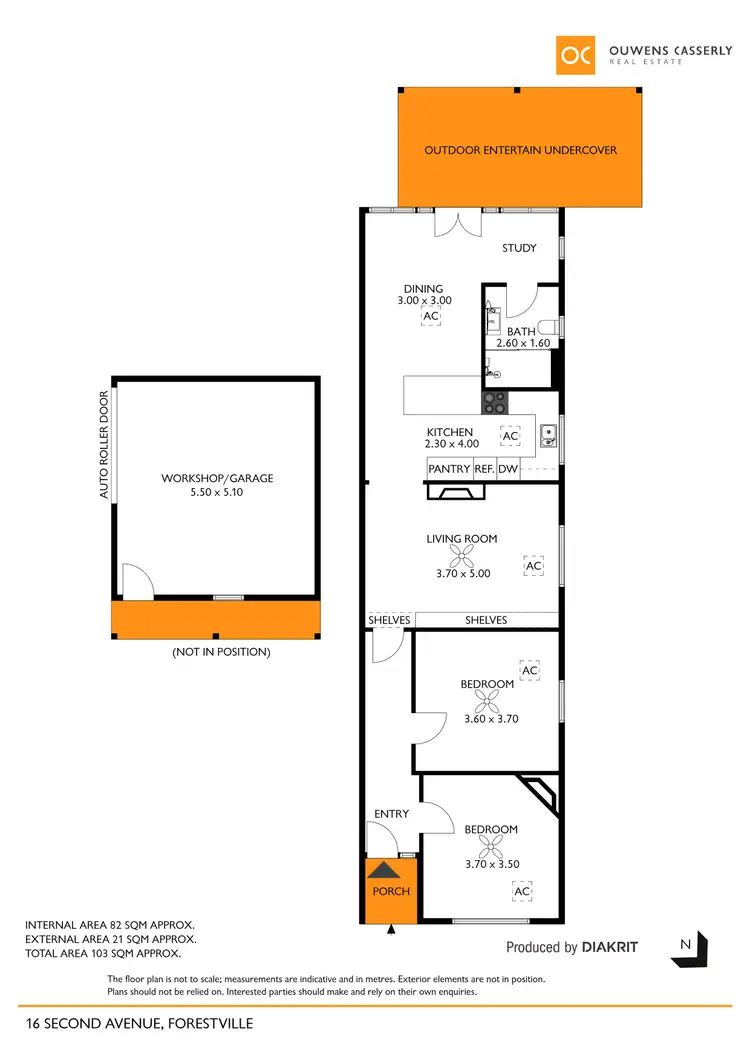 Floorplan of Homely house listing, 16 Second Avenue, Forestville SA 5035