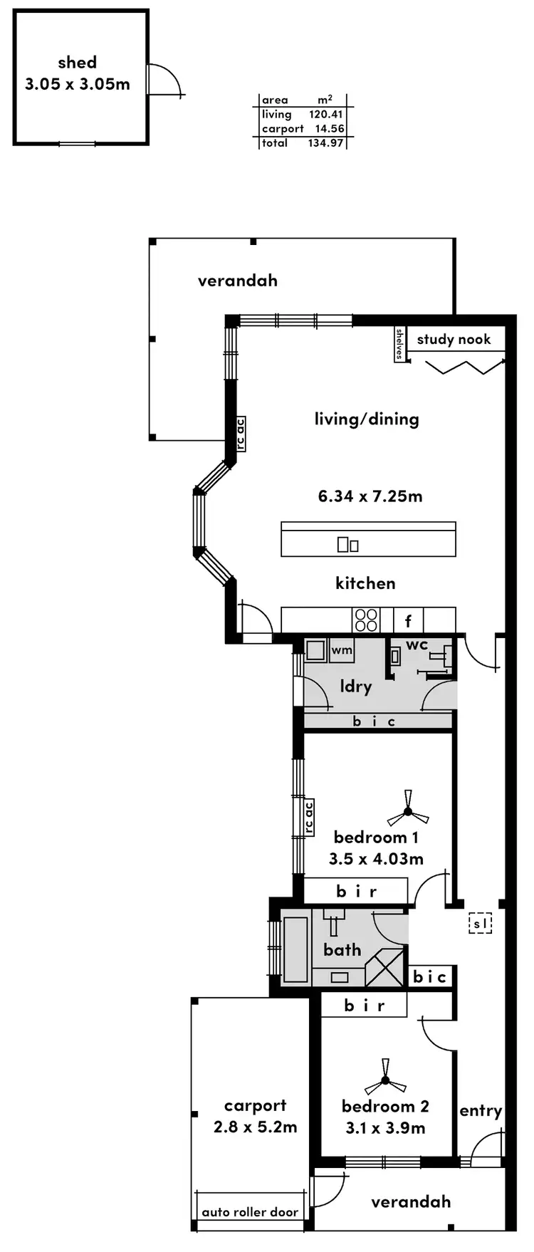 Floorplan of Homely house listing, 11A Carey Street, Magill SA 5072