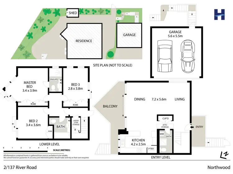 Floorplan of Homely house listing, 2/137 River Road, Northwood NSW 2066