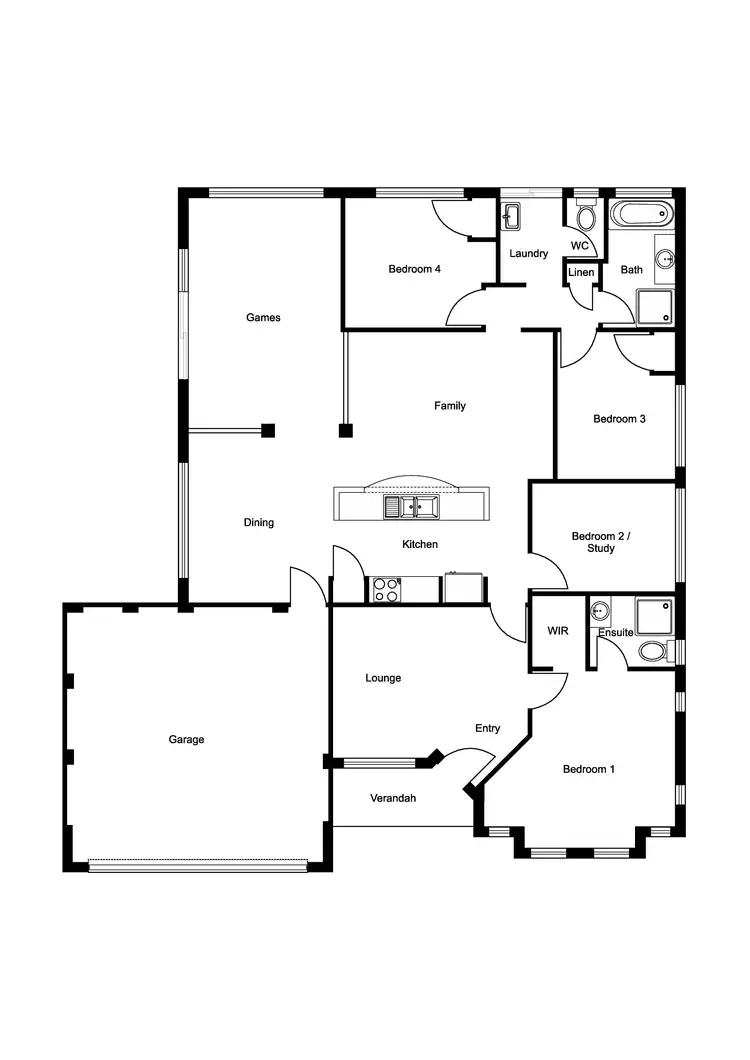 Floorplan of Homely house listing, 5 A'Dale Way, Dalyellup WA 6230