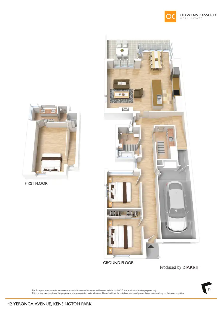 Floorplan of Homely house listing, 42 Yeronga Avenue, Kensington Park SA 5068