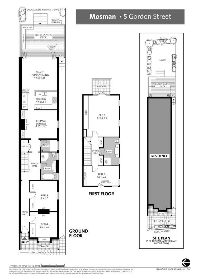 Floorplan of Homely house listing, 5 Gordon Street, Mosman NSW 2088