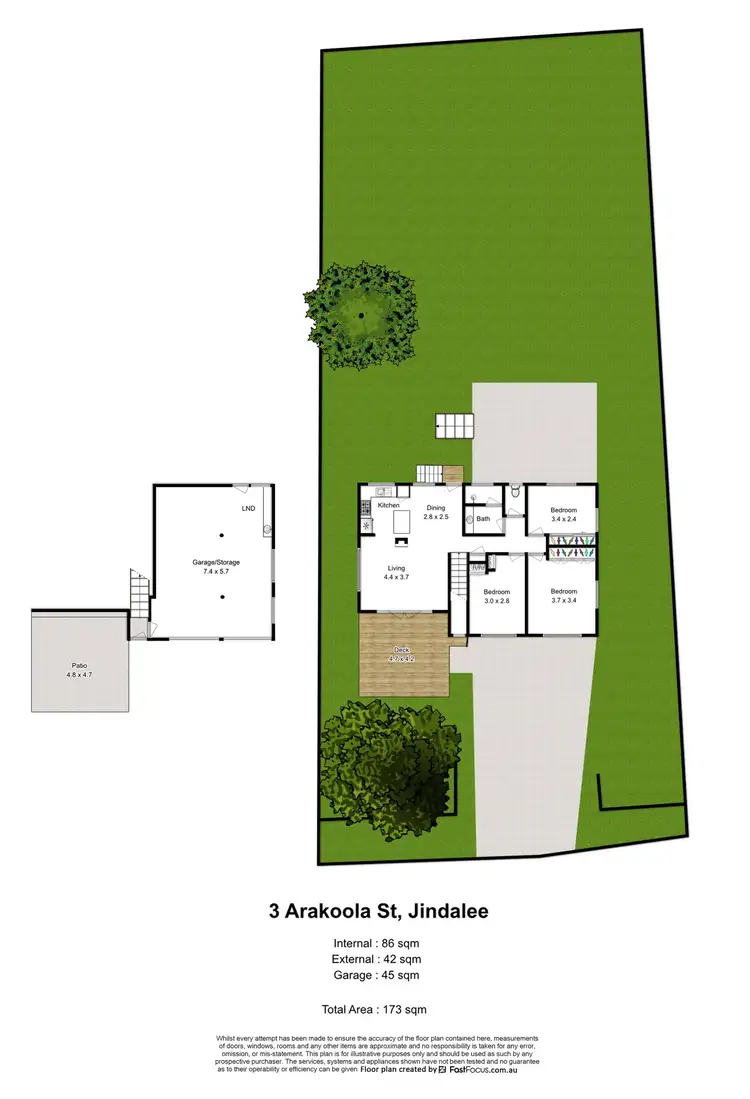 Floorplan of Homely house listing, 3 Arakoola Street, Jindalee QLD 4074