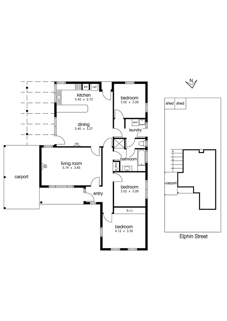 Floorplan of Homely house listing, 5 Elphin Street, Newport VIC 3015