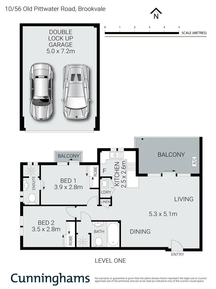 Floorplan of Homely apartment listing, 10/56 Old Pittwater Road, Brookvale NSW 2100
